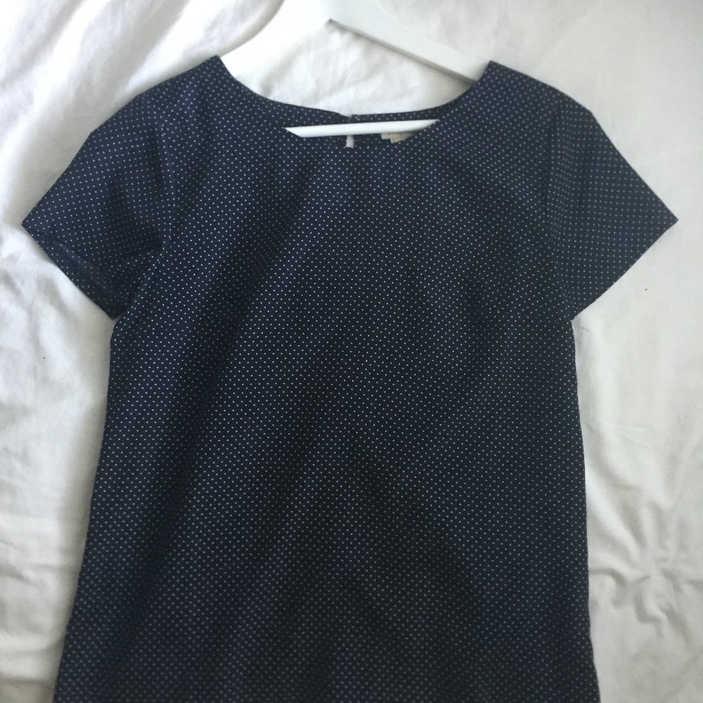 Jcrew Polka Dot Blouse